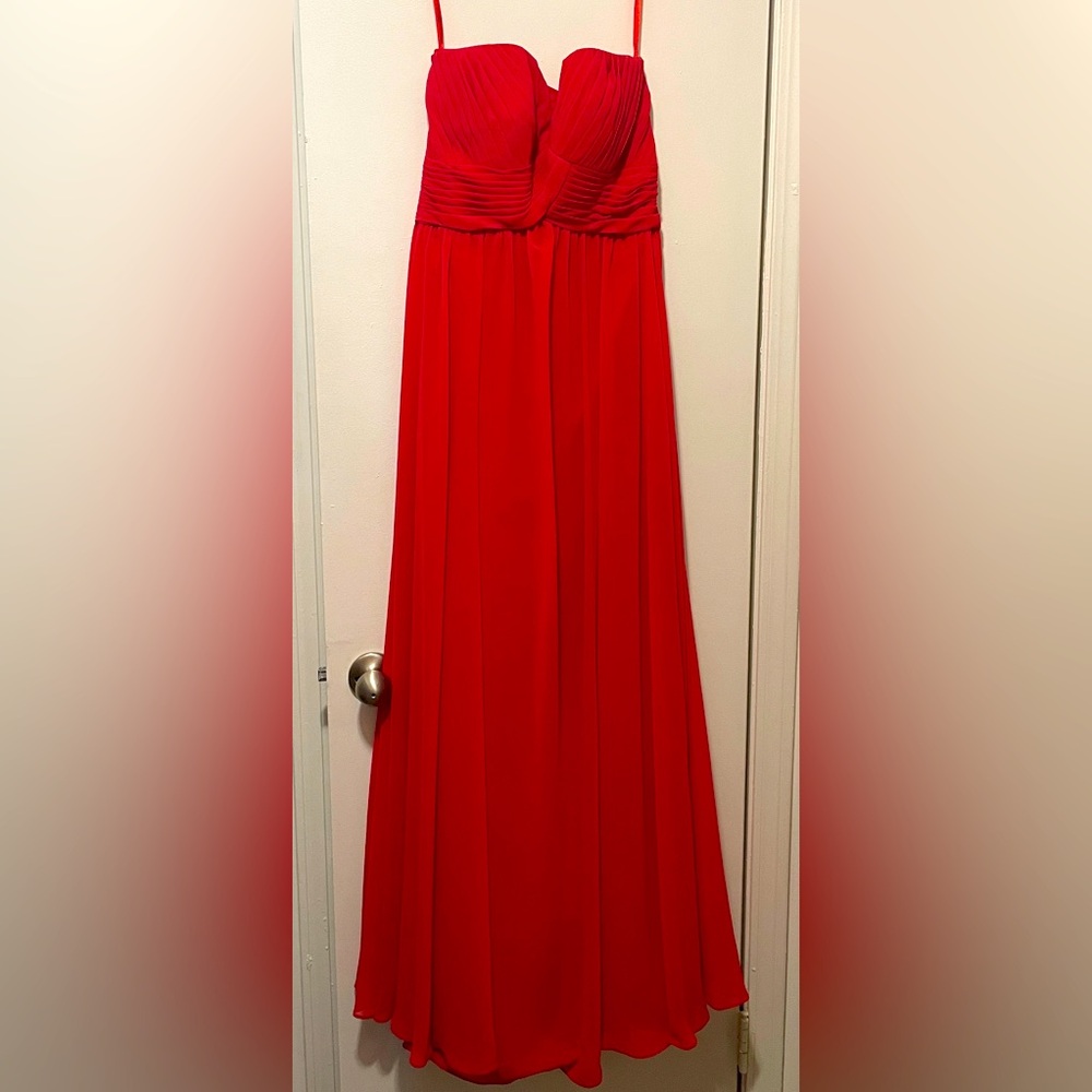 Mori Lee Dark Pink Bridesmaid Dress Sise 12